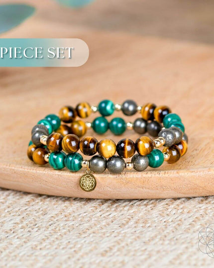 Powerhouse of Success - Trio of Stones Bracelet Bundle