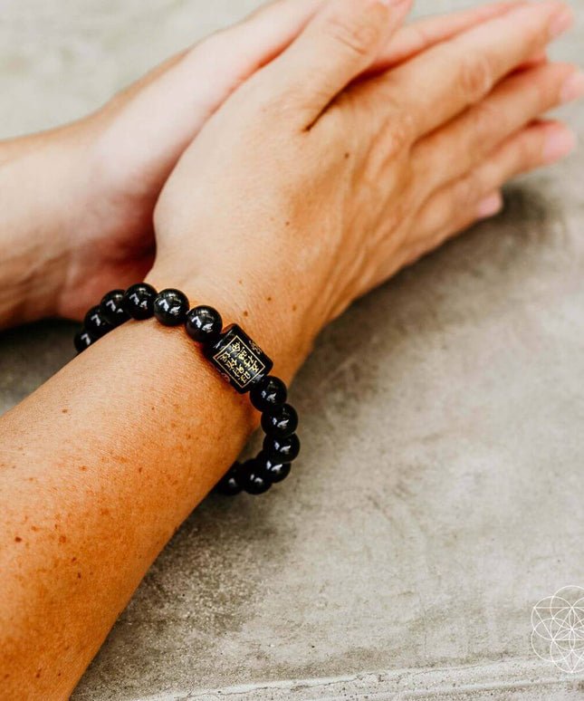 Rainbow Obsidian Protection Bracelet