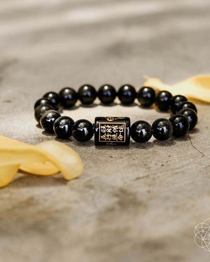 Rainbow Obsidian Protection Bracelet