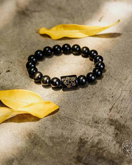 Rainbow Obsidian Protection Bracelet