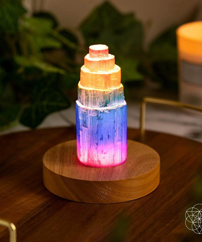 Rainbow’s Blessing - Selenite Tower of Peace & Protection