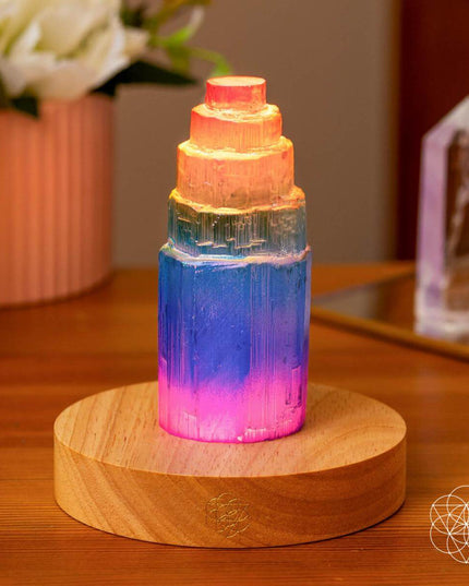 Rainbow’s Blessing - Selenite Tower of Peace & Protection