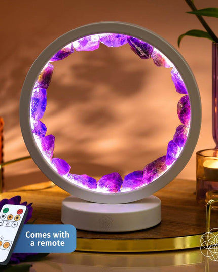 Stress Less, Sleep More – Amethyst Healing Lamp