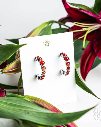Rising Phoenix: Carnelian Earrings of Ambition