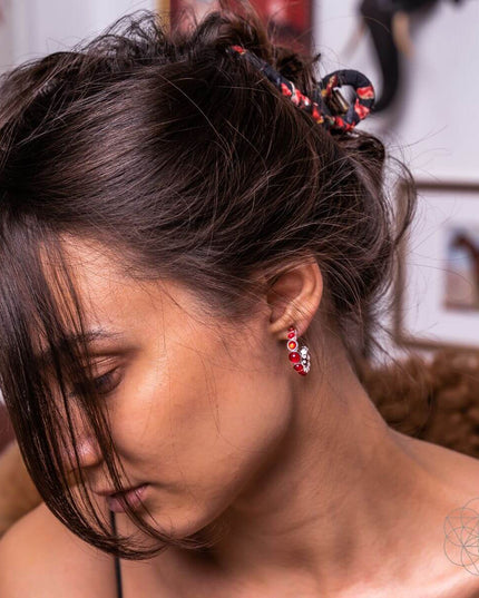 Rising Phoenix: Carnelian Earrings of Ambition