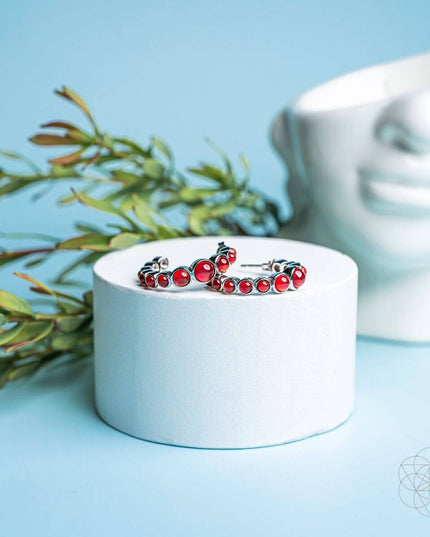 Rising Phoenix: Carnelian Earrings of Ambition
