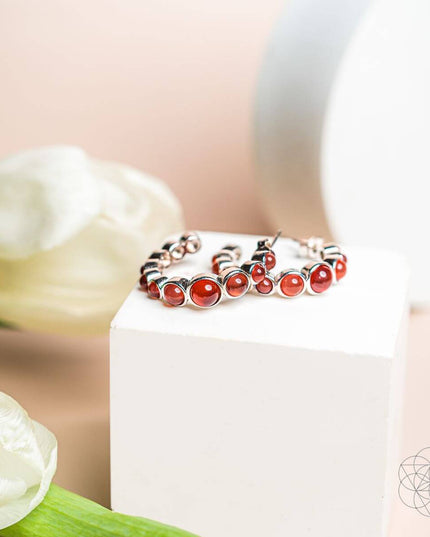 Rising Phoenix: Carnelian Earrings of Ambition