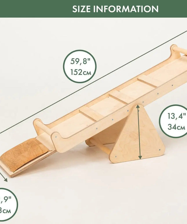 Wooden Seesaw for Toddlers