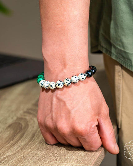 Soul Reset: Dalmatian Jasper Bracelet of Healing
