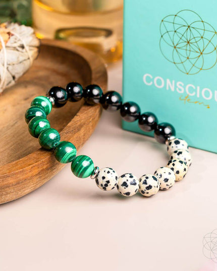 Soul Reset: Dalmatian Jasper Bracelet of Healing