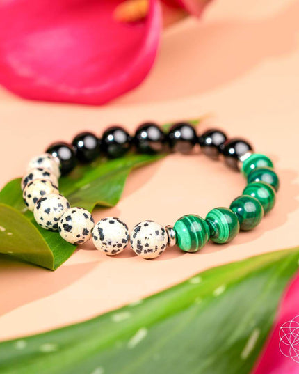 Soul Reset: Dalmatian Jasper Bracelet of Healing