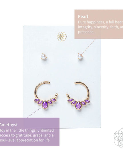 Soulful Celebration - Earrings of Joy (2 sets)