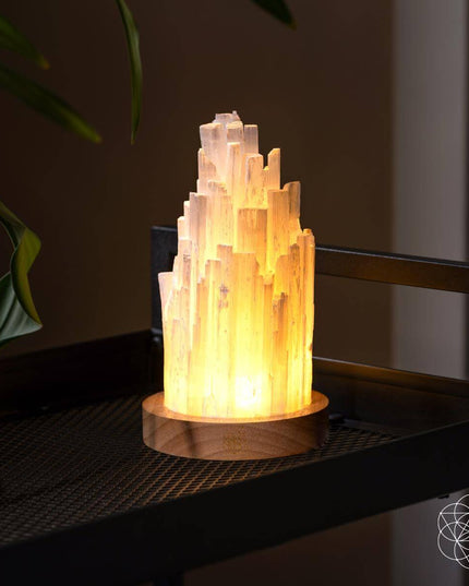 The Cleanse-All Selenite Lamp - 2 Pounds of Healing Power