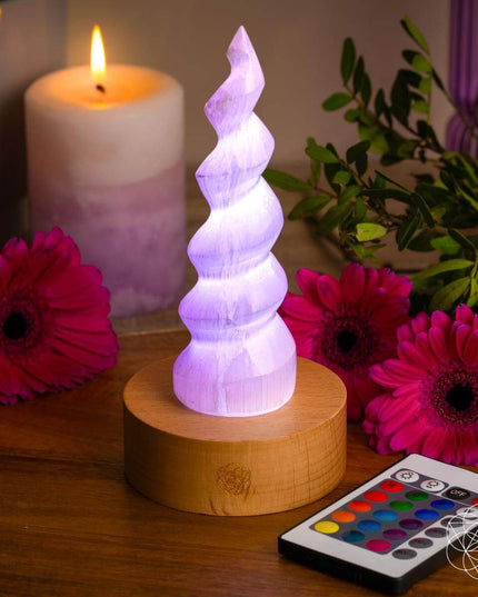 Therapy By Light - Selenite Flame Lamp