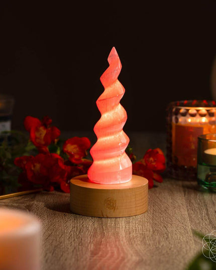 Therapy By Light - Selenite Flame Lamp