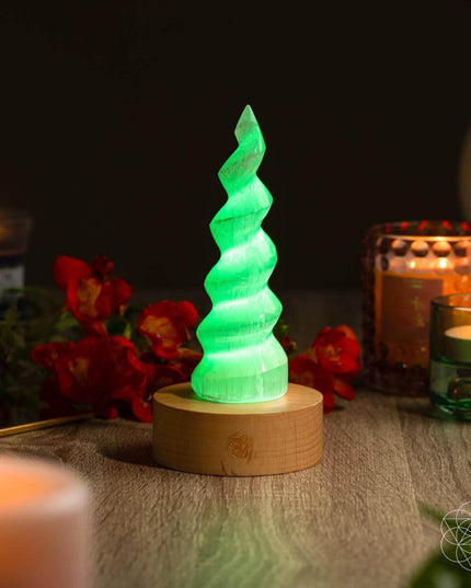 Therapy By Light - Selenite Flame Lamp