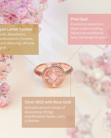 Totem of Abundance: Mayan Lamat Silver Ring of Miracles