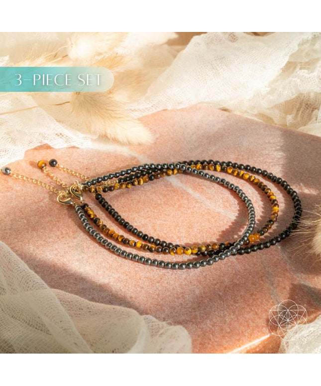 Triple Protection Anklet Set