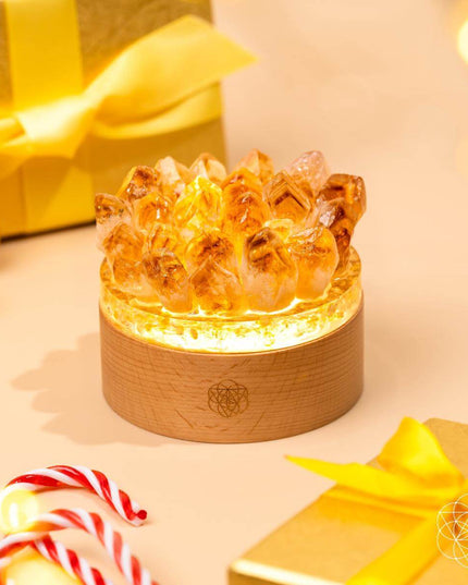 Turn My Life to Gold - Midas Citrine Lamp