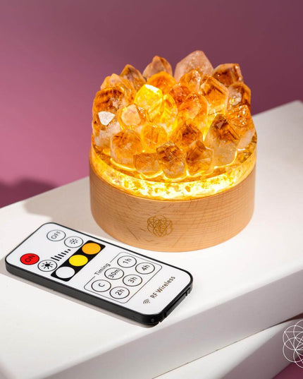 Turn My Life to Gold - Midas Citrine Lamp