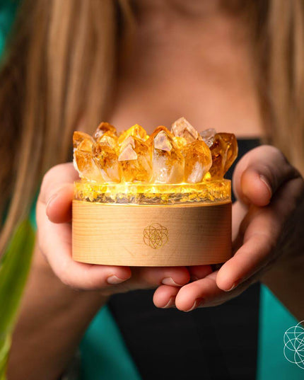 Turn My Life to Gold - Midas Citrine Lamp