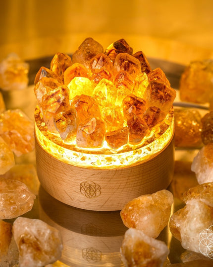 Turn My Life to Gold - Midas Citrine Lamp