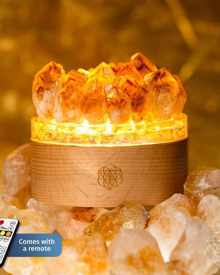 Turn My Life to Gold - Midas Citrine Lamp
