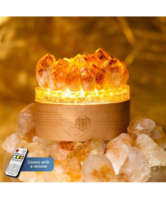 Turn My Life to Gold - Midas Citrine Lamp
