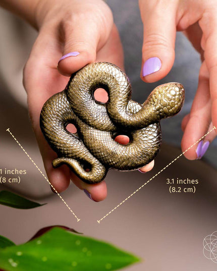 Unbroken: The Gold Obsidian Serpent Totem