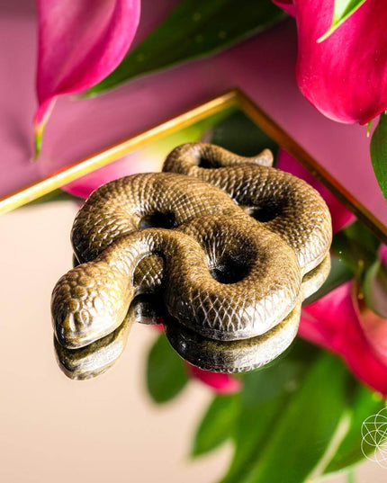 Unbroken: The Gold Obsidian Serpent Totem