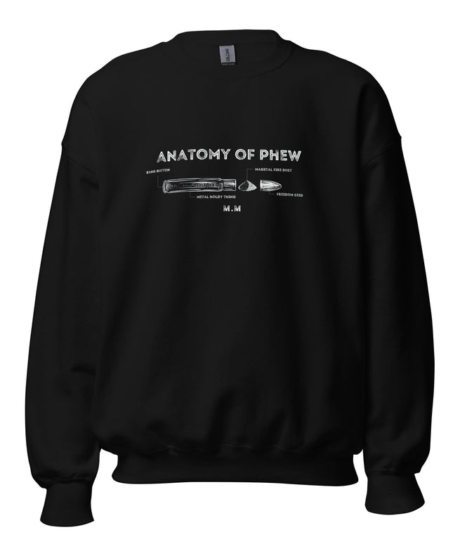 Anatomy of Phew Classic Fleece Sweatshirt | USA‑Printed