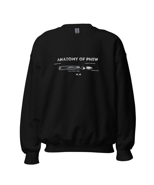 Anatomy of Phew Classic Fleece Sweatshirt | USA‑Printed