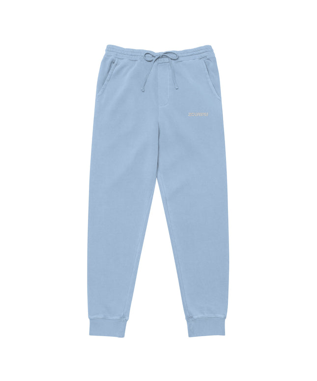 Pigment-dyed sweatpants (Light Blue)