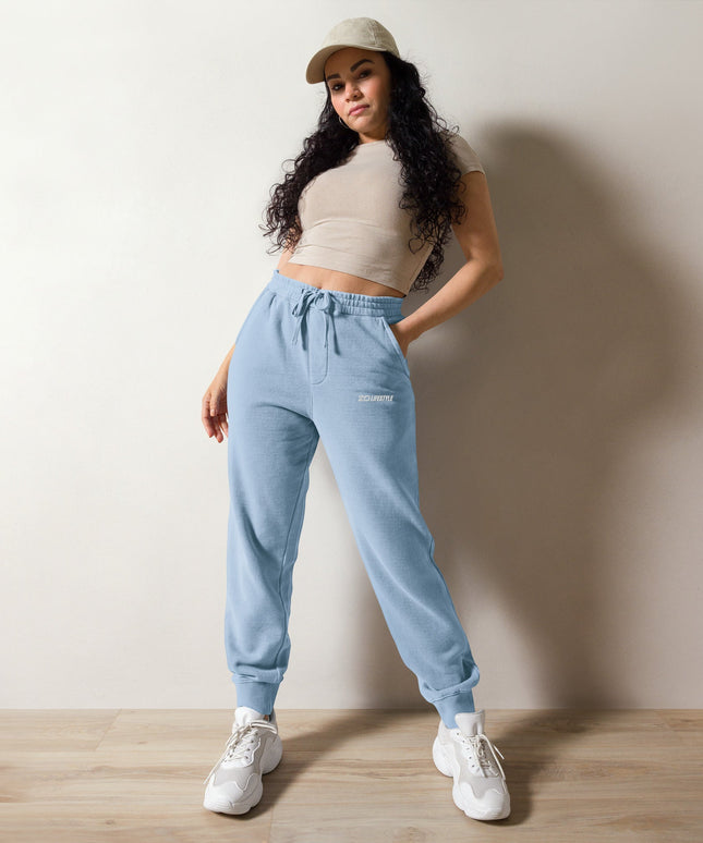 Pigment-dyed sweatpants (Light Blue)