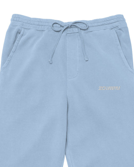 Pigment-dyed sweatpants (Light Blue)