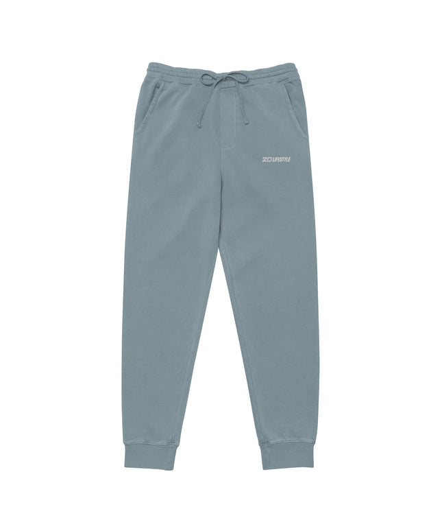 Pigment-dyed sweatpants (Slate Blue)