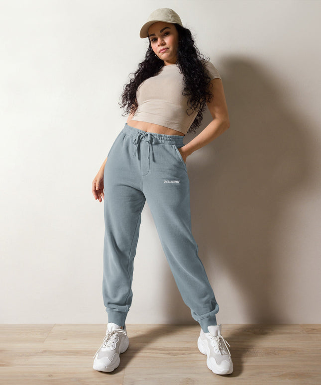 Pigment-dyed sweatpants (Slate Blue)