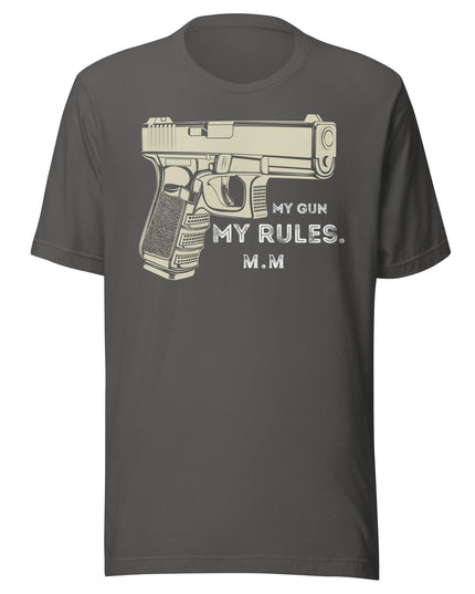 My Gun My Rules Tee - 2A Patriotic Shirt | Merican Made