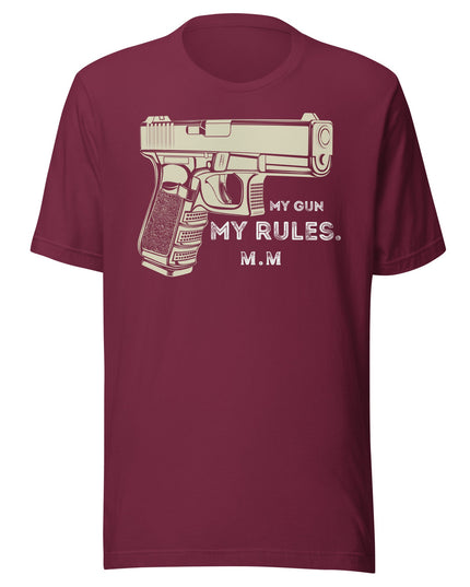 My Gun My Rules Tee - 2A Patriotic Shirt | Merican Made
