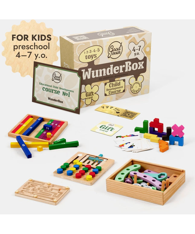WunderBox 4-7 years old – developmental box for kids